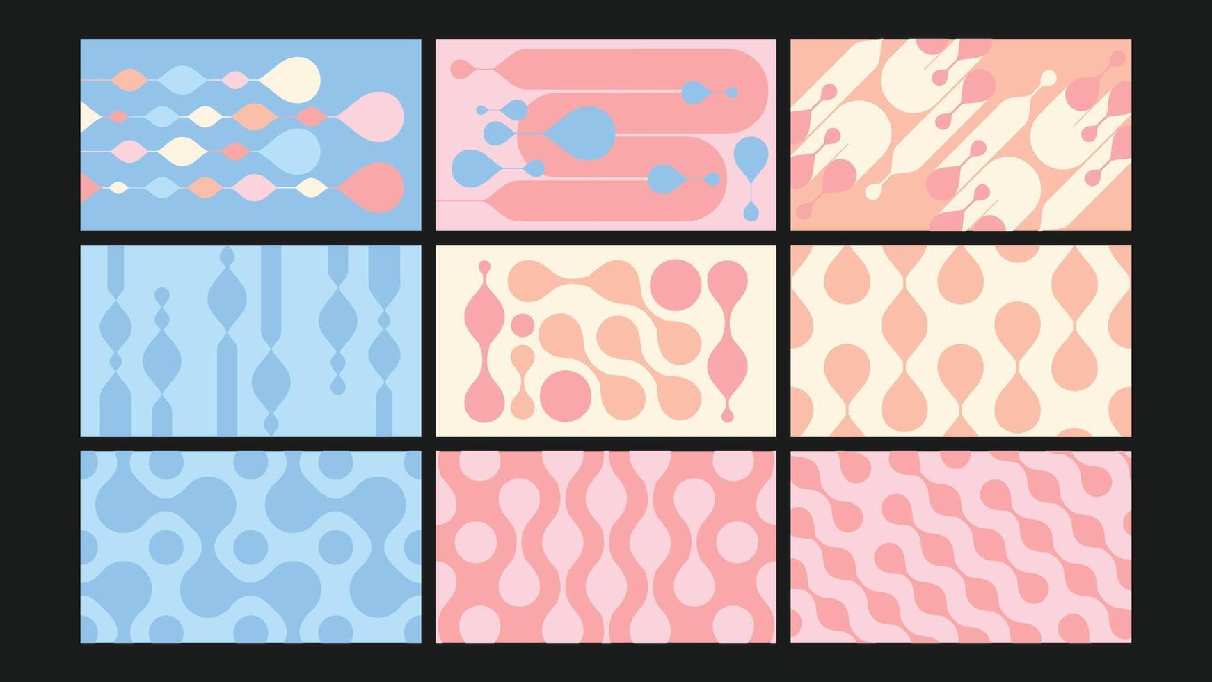 Dreamy Light Gradient with Subtle Background Set vector