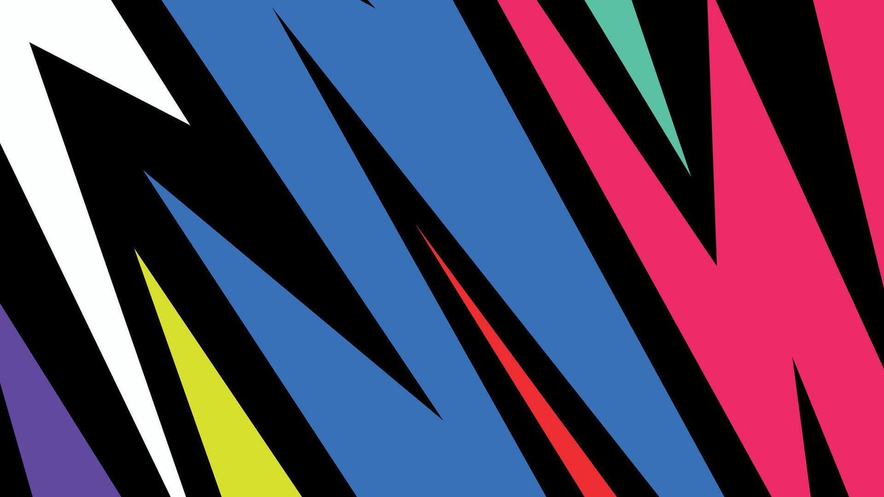Neon jagged energy background vector
