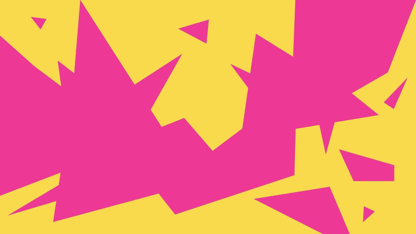 Pink abstract clash background vector