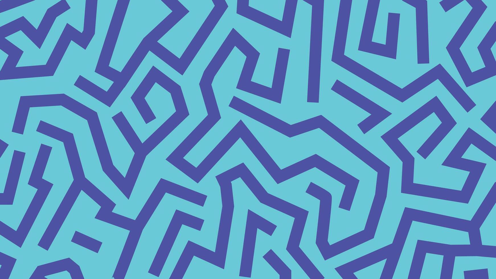 Vibrant blue and purple abstract lines background vector