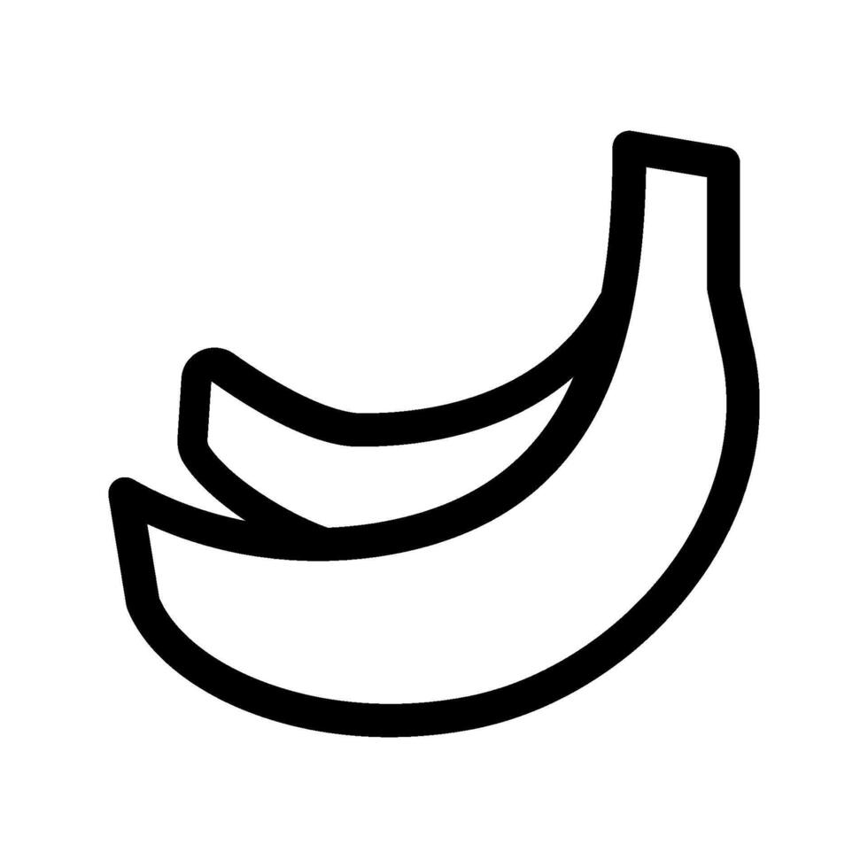 Banana icon . Tropical fruit sign. for mobile concept and web design. illustration on white background vector