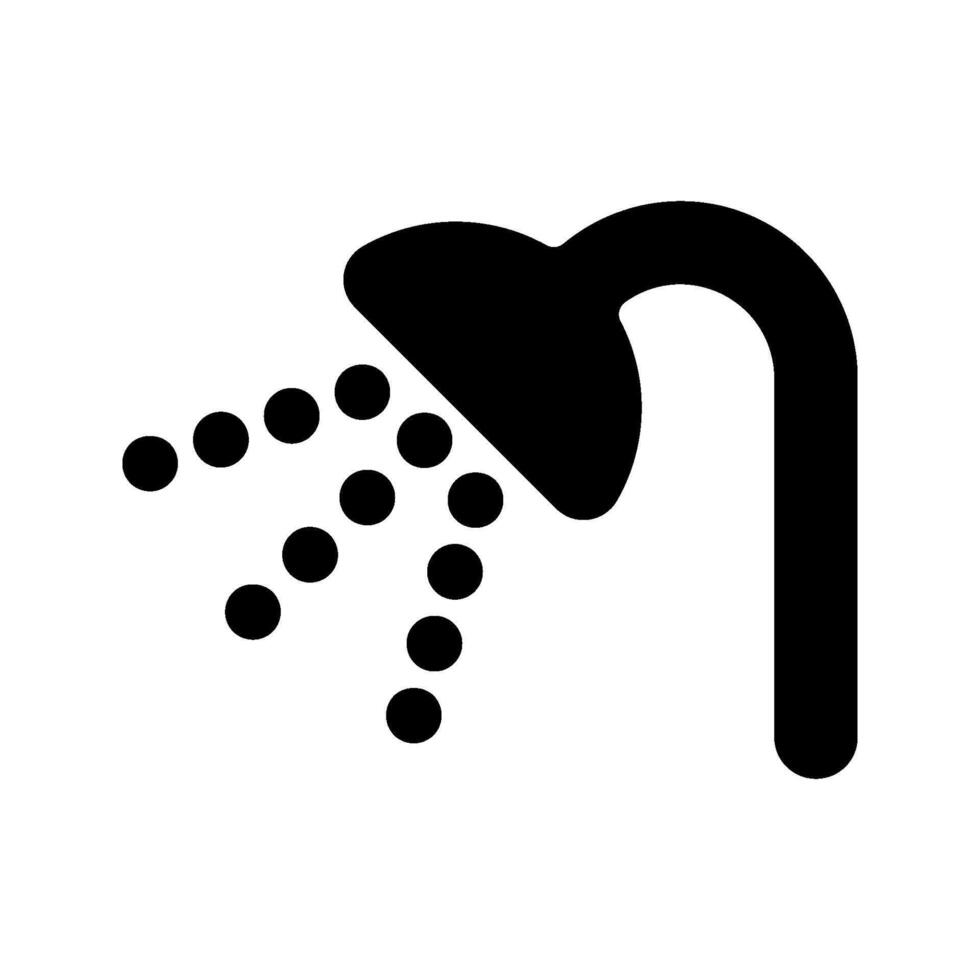 Shower Icon, for mobile concept and web design. illustration vector
