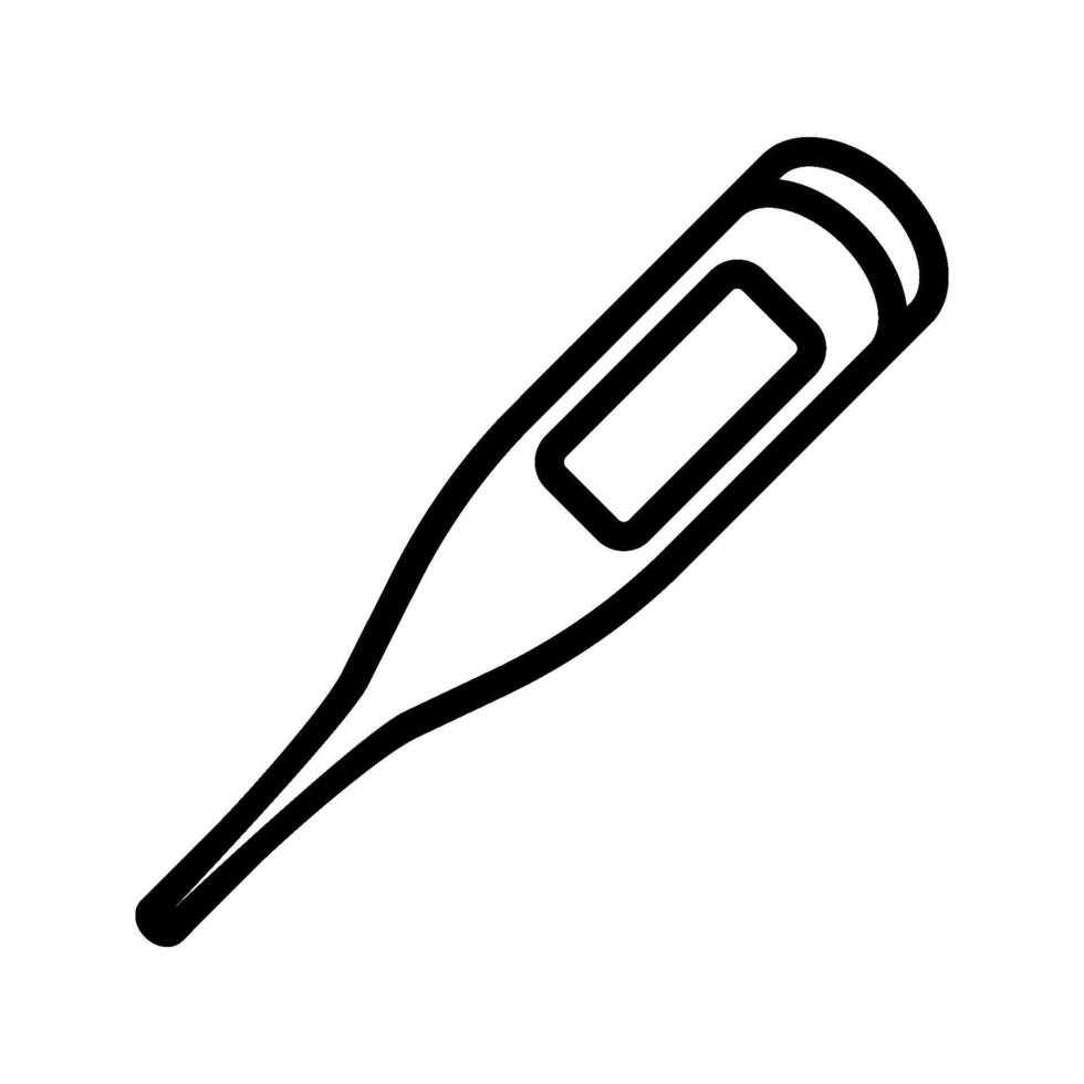 Thermometer icon . for mobile concept and web design on white background vector