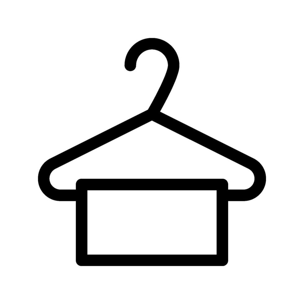 Hanger icon sign illustration flat style trendy. on blank background vector