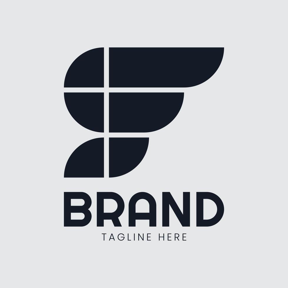 Leter Logo Initial S and F vector