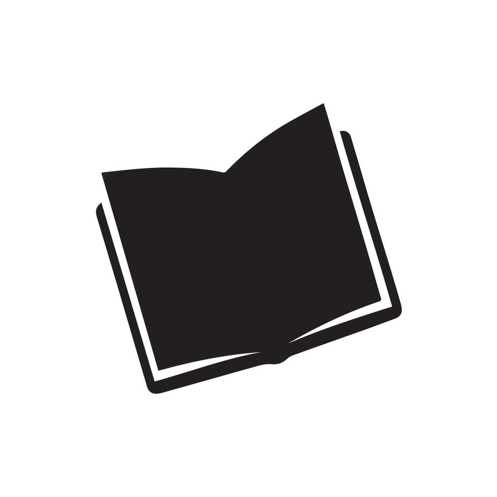 Open Book Icon for Study, Knowledge and Learning Themes vector