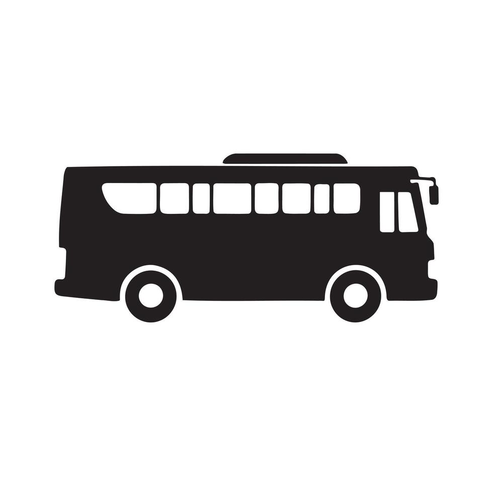 Modern Travel Bus Icon for Maps, Apps and Websites vector