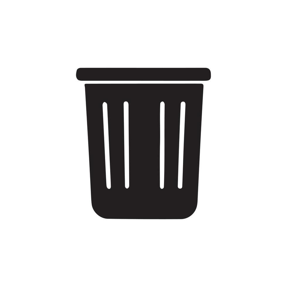 Recycle Bin Icon for Environmental and Sustainability Projects vector