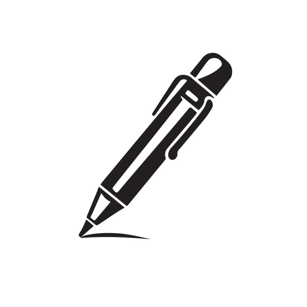 Writing Pen Icon for Notes, Blogs, and Creative Design vector