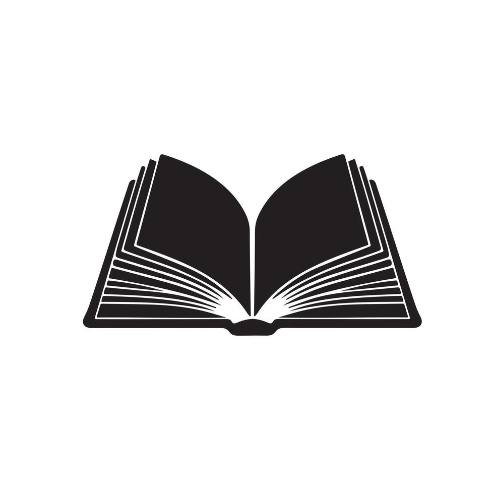 Open Book Icon for Learning Platforms, Apps and Teaching Tools vector