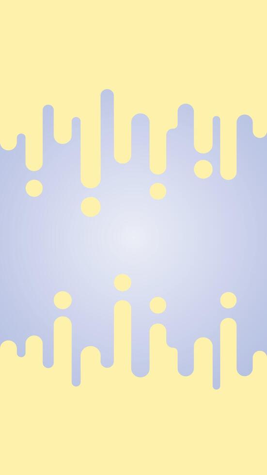 Illustration background of wavy lines with pastel yellow and blue from top and bottom vector
