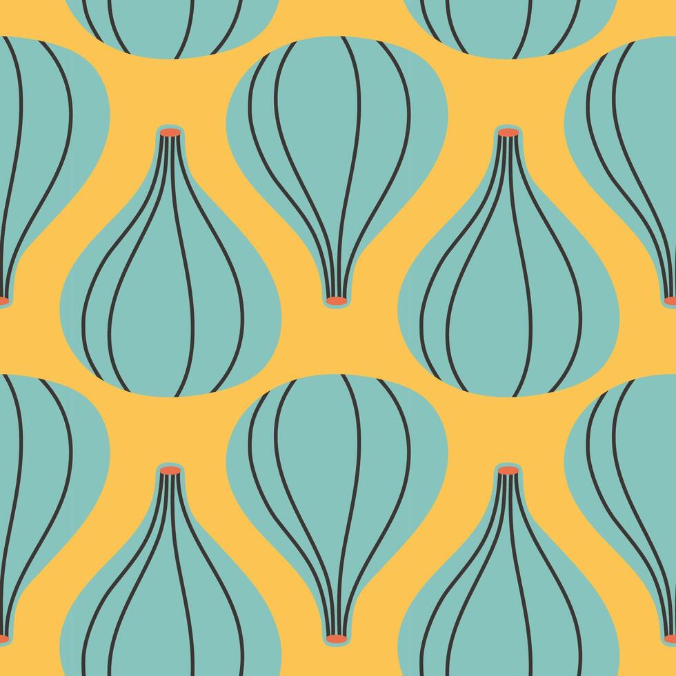 Fig summer pattern on yellow background. Simple seamless pattern with figs. design for greeting card and invitation of seasonal summer holiday vector