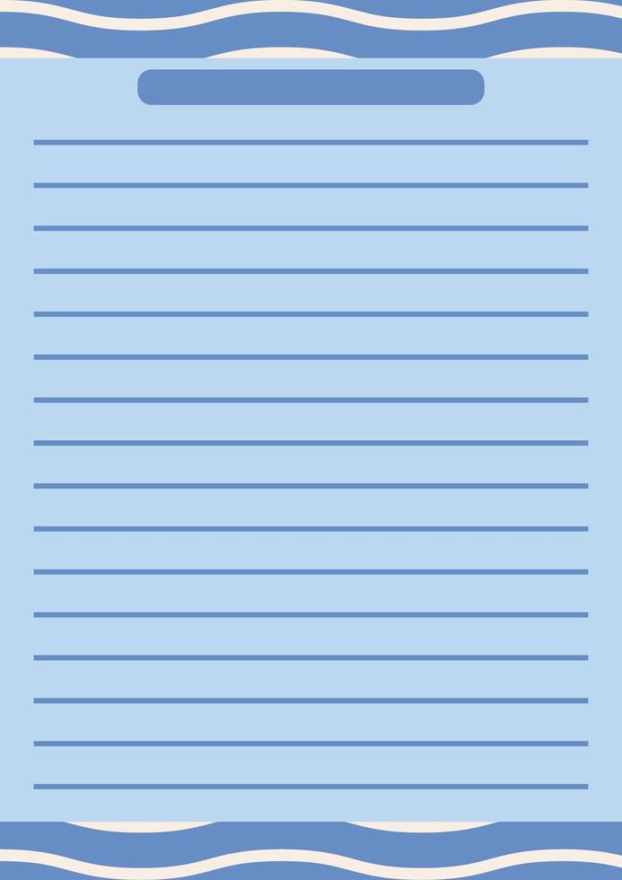 paper notebook, blank paper note book, notebook sheet, notebook page template, line notepad pages, dot graph notepad page illustration. blue vector