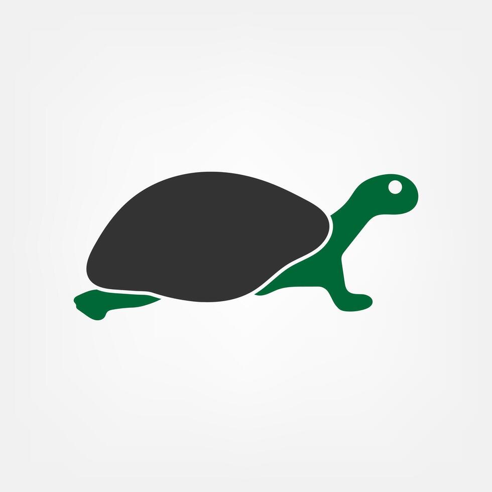 turtle illustration isolated on white background vector