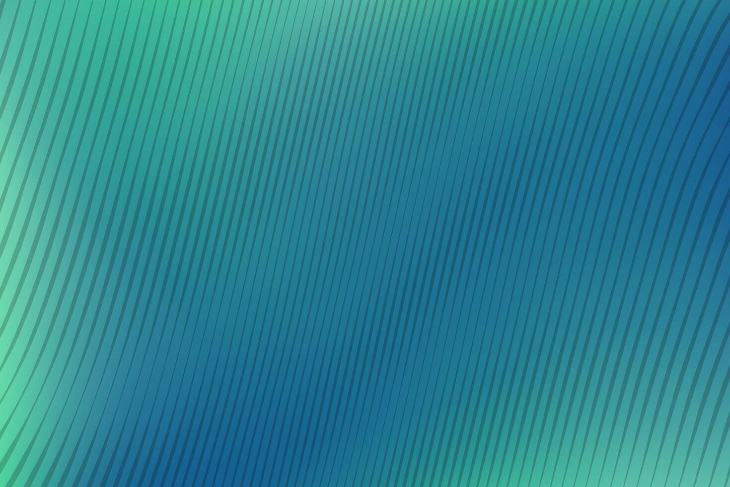Abstract striped pattern line on blue and green aurora light background. vector