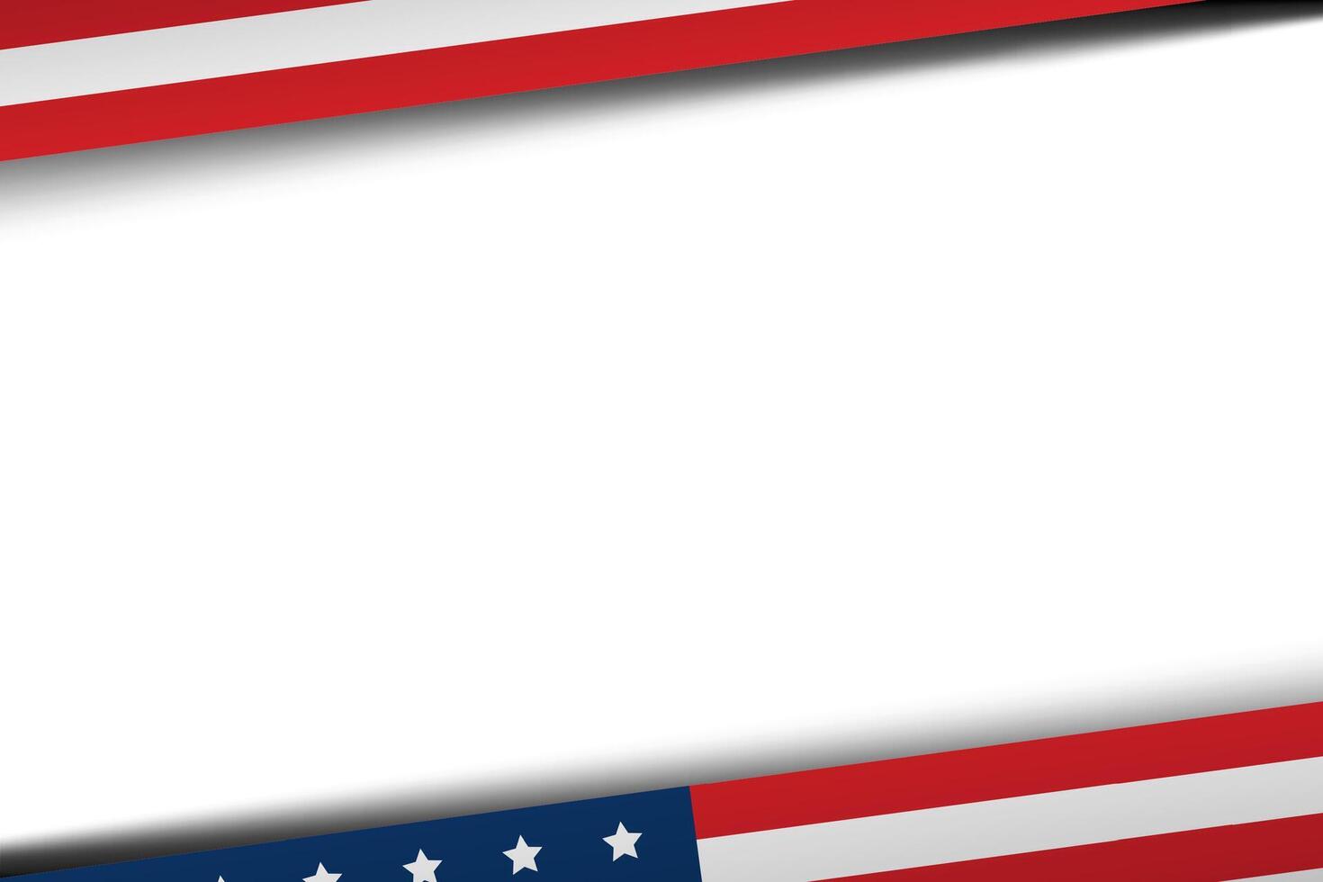 American Patriotic Background with Stars and Stripes, for album photo vector
