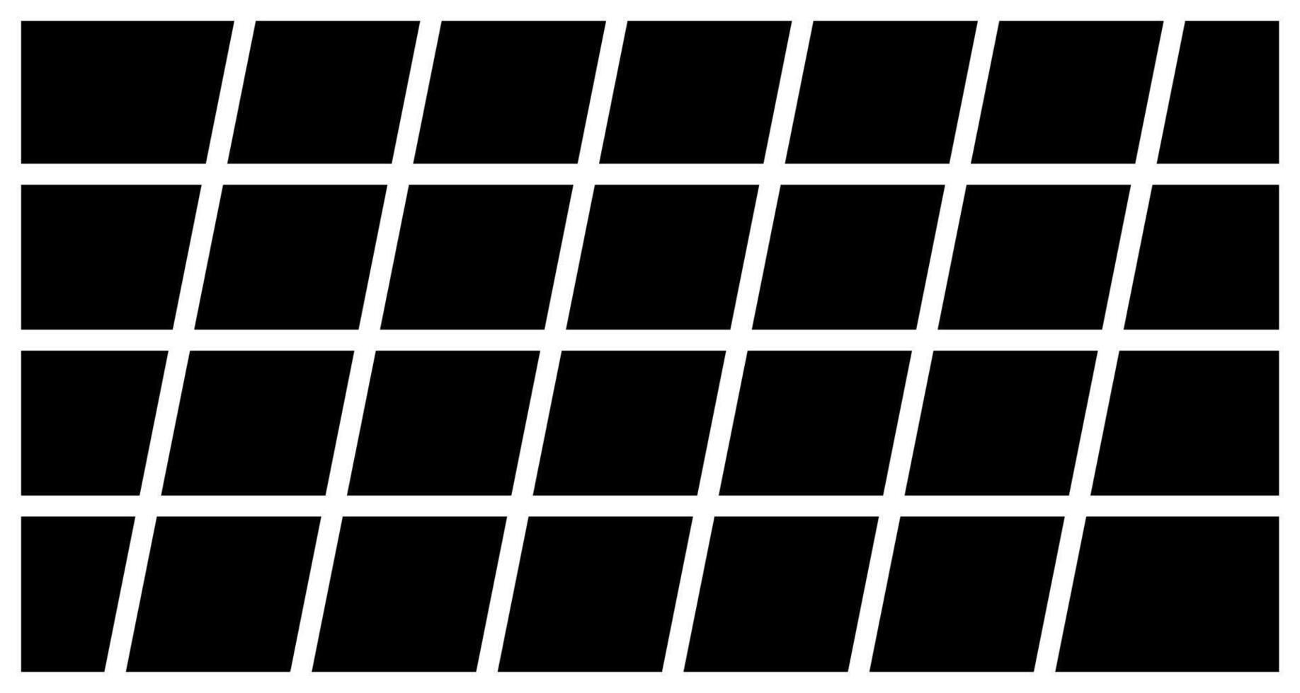 A Black and White Grid Pattern with Skewed Rectangular Cells. blank collage frame photo part or picture mockup. frame. picture college. picture frames. vector