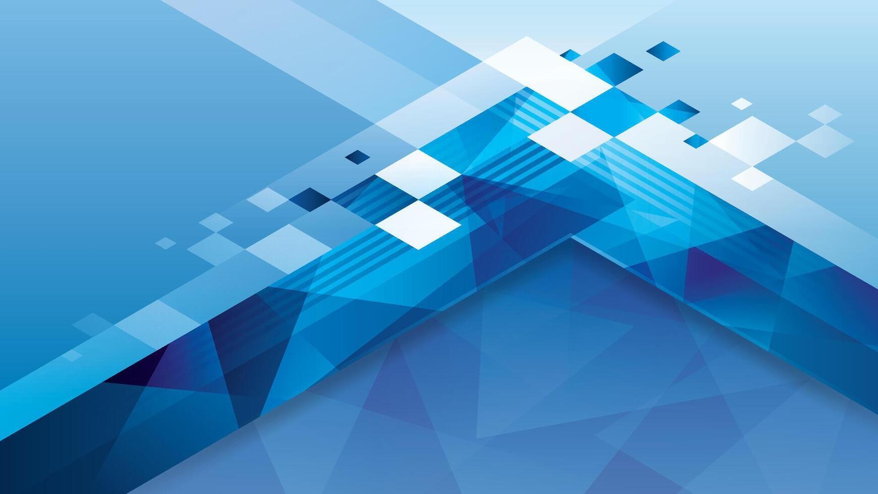 Abstract Blue geometric pixel background, Modern polygon pixel background. Pixel art design, Creative ideas for business presentations, template, banner, card vector