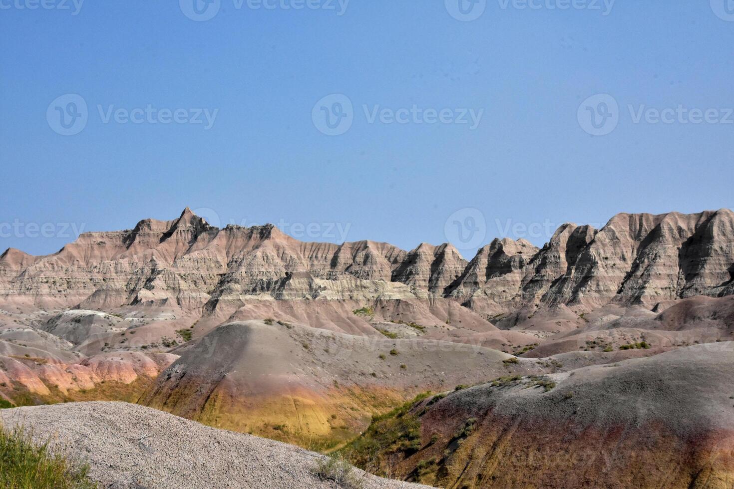 Yellow Mounds and the Painted Desert in South Dakota photo
