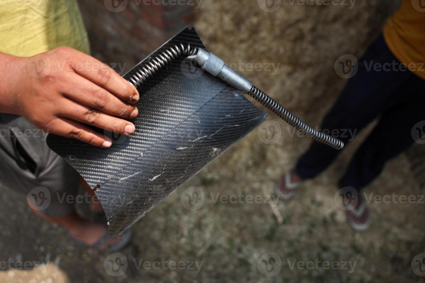 Part of Crashed Drone Found Outside House in Wadala Bhittewad India photo