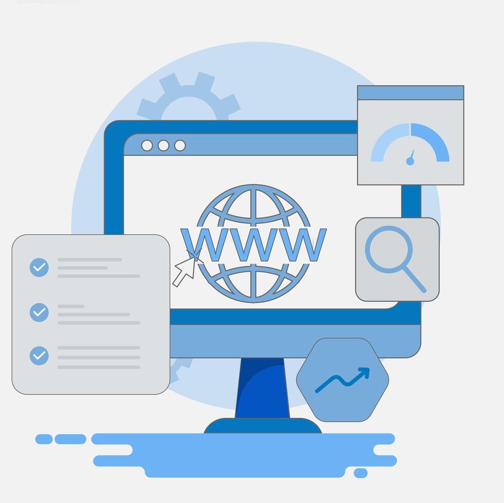 Web development services in india vector