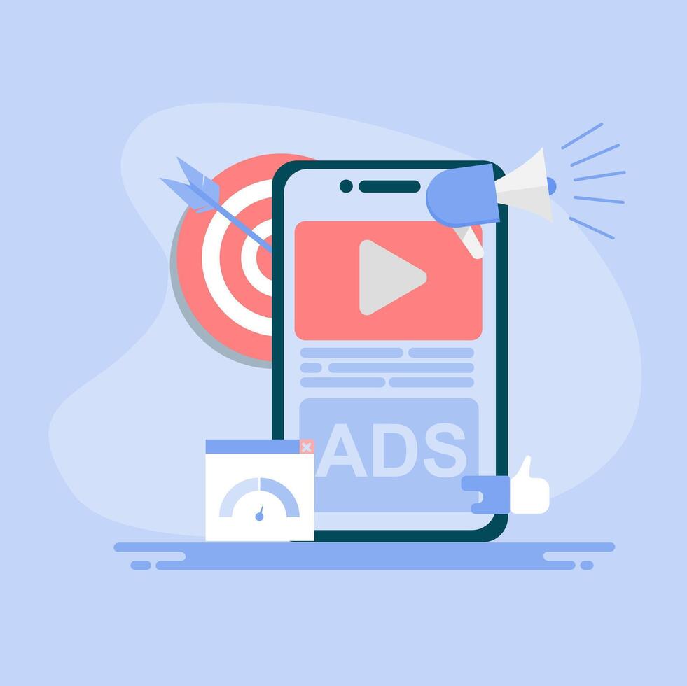 How to create a mobile ad campaign vector