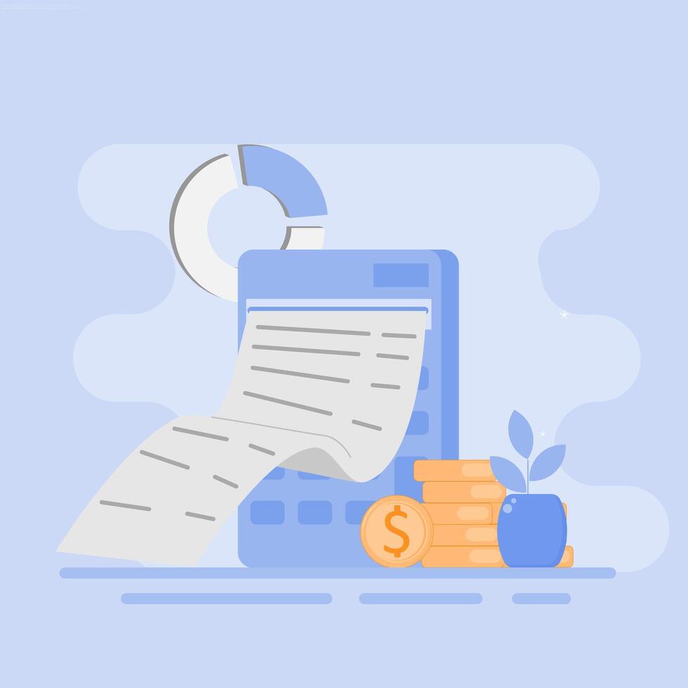 How to create a simple invoice in excel vector