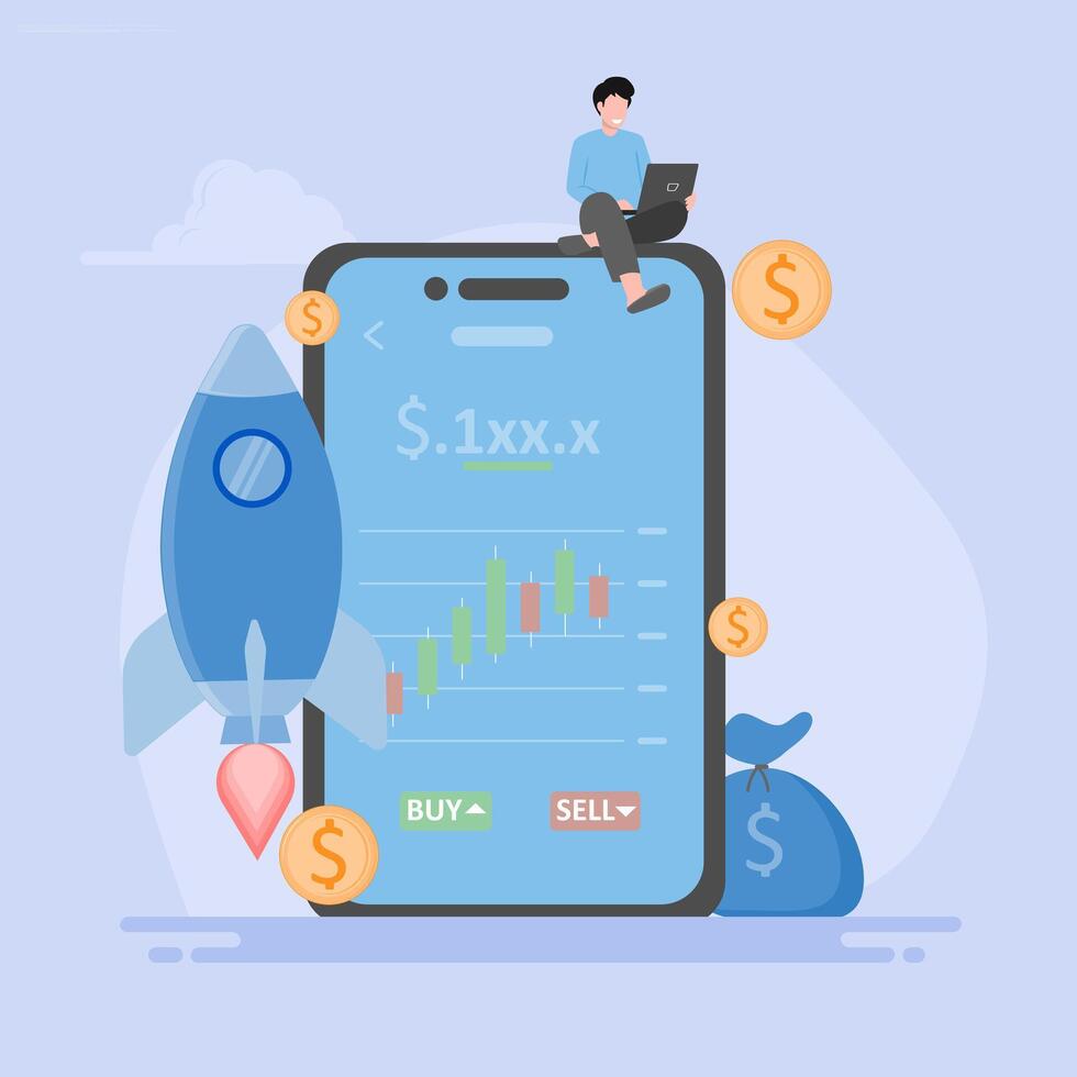 How to make money with bitcoin vector