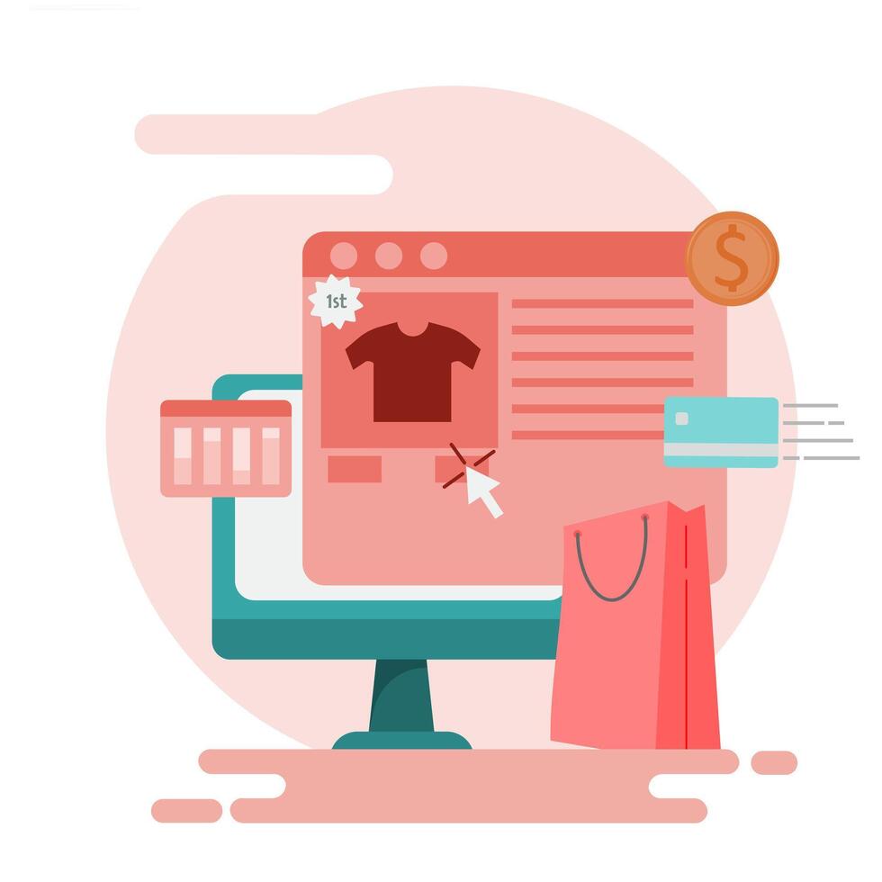 How to create a successful ecommerce website vector