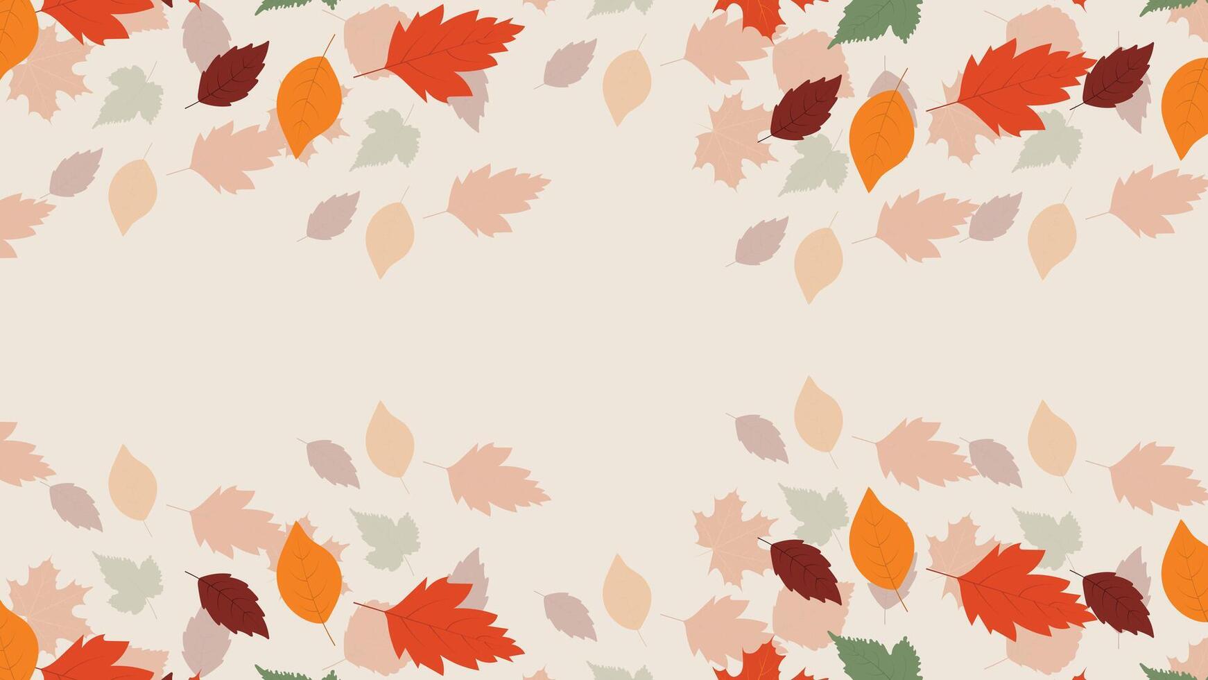 Autumn Sale Banner with Falling Leaves in Red and Orange, Great for Warm and Festive Promotions vector