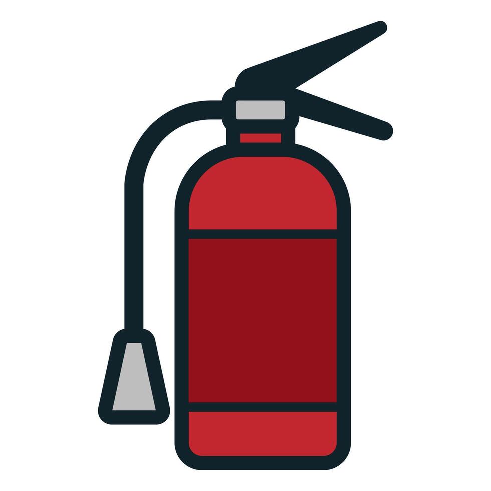 Emergency-use fire extinguisher vector