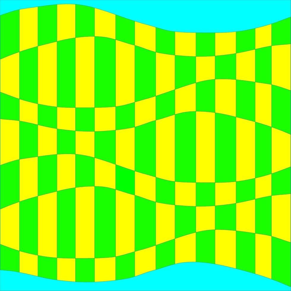 green yellow abstract background with stripes vector