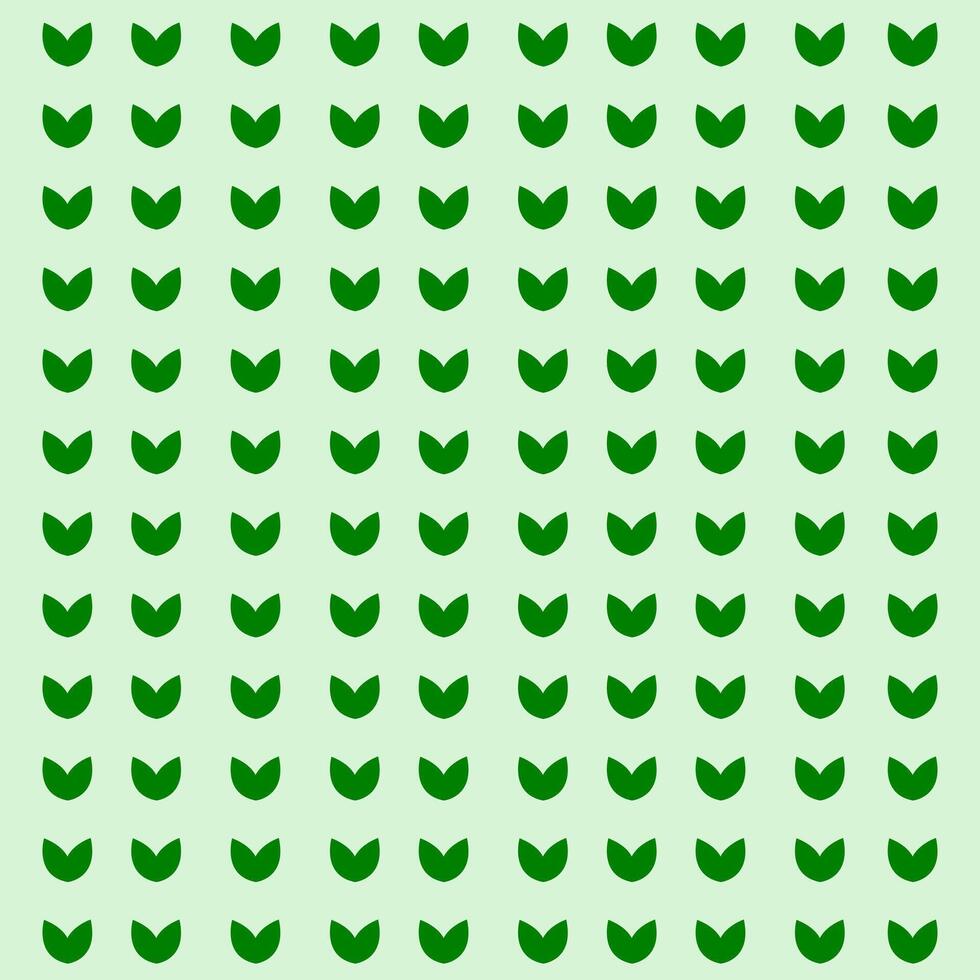 seamless pattern with green leaves vector