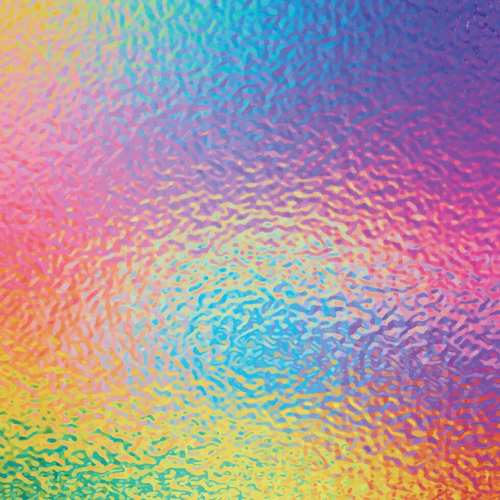 Rainbow gradient background. Iridescent abstract color texture. Multicolored foil metallic pattern. Colored matte glass surface for print design vector