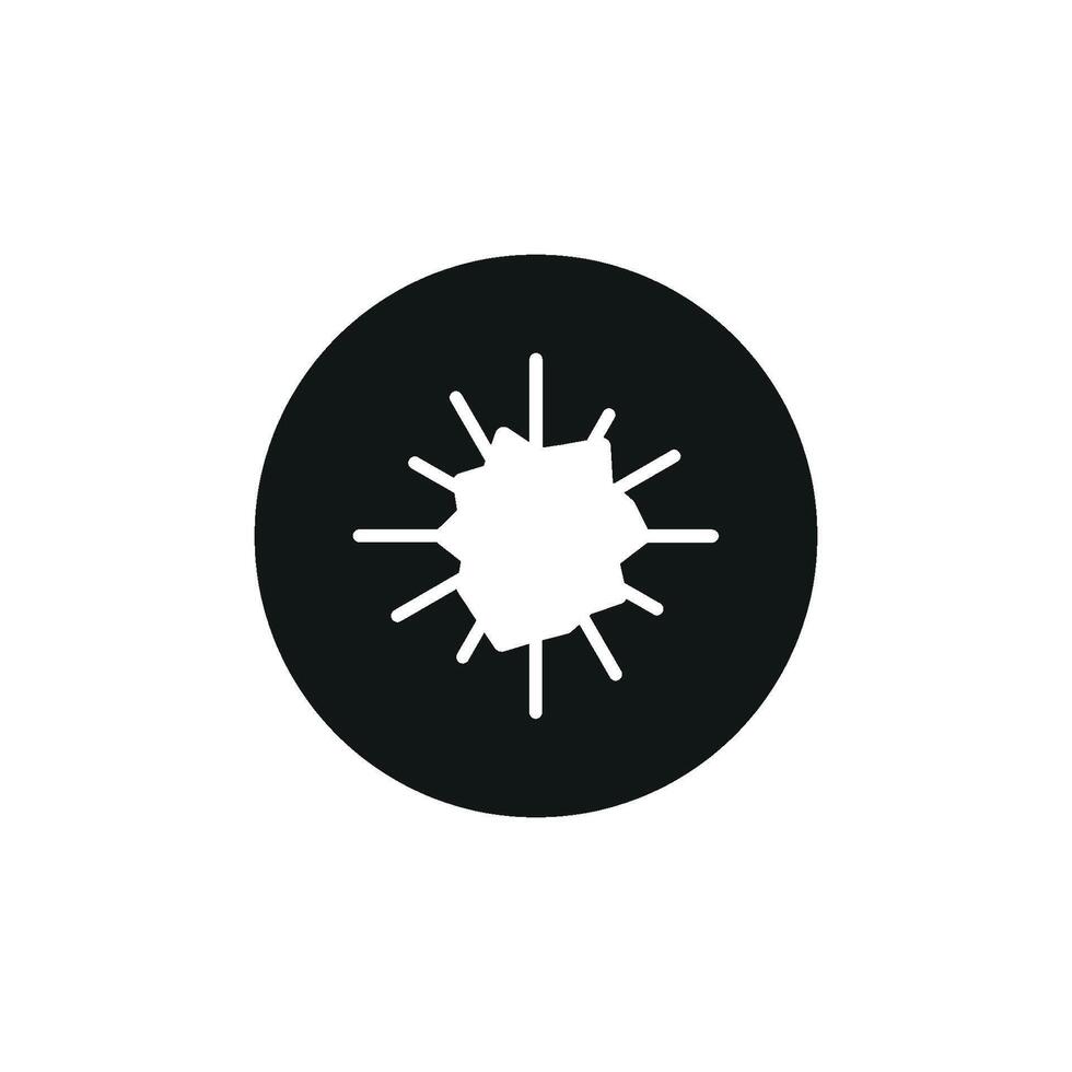 Flat kiwi icon for smoothie illustrations food blogs and organic lifestyle branding vector