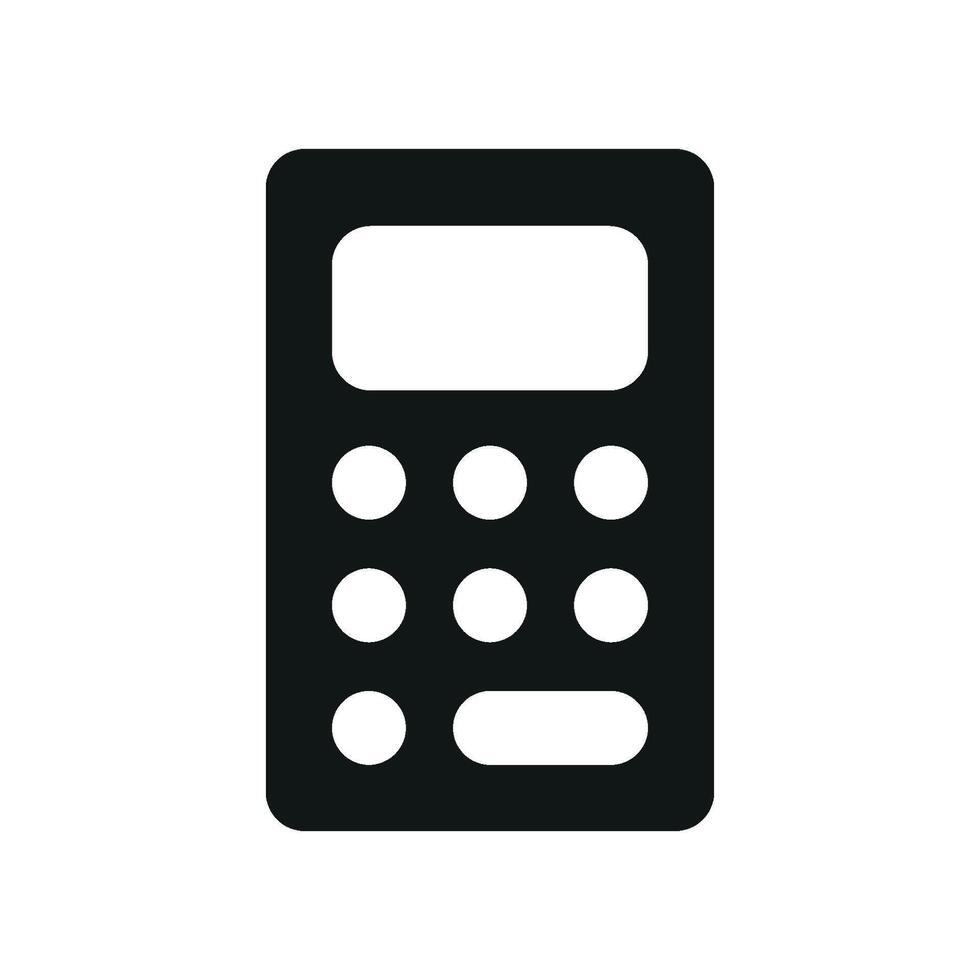 Calculator icon for personal finance blogs budget tips and savings tools vector