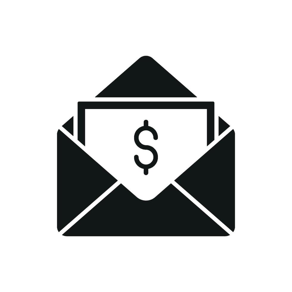 Envelope icon for business contact info support pages and feedback forms vector