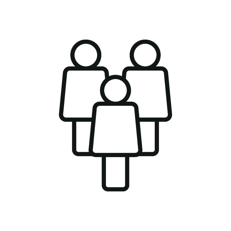 Teamwork icon for productivity tools collaboration apps and employee platforms vector