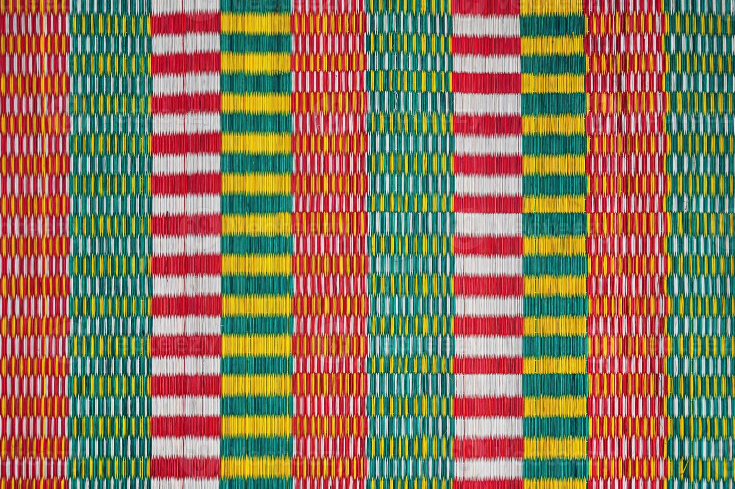 pattern of woven reed mat in Vietnam. Background with a texture of wicker dyed straw Vietnamese rug photo