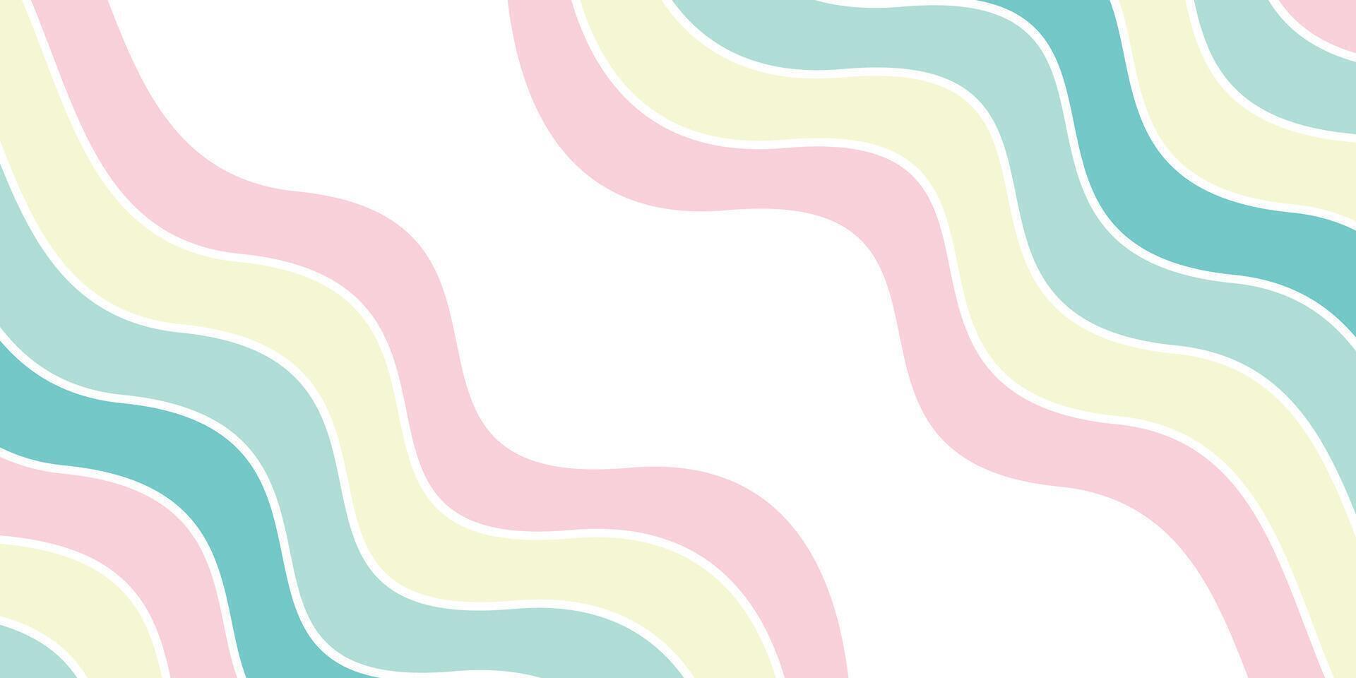 Abstract Background With Pastel Color Combination Template Design vector