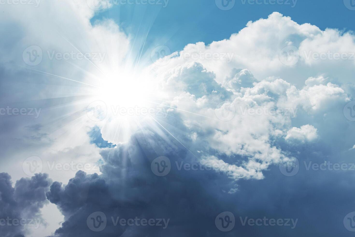 Sky and clouds for backgrounds, outdoors, nebula, nimbus, light photo