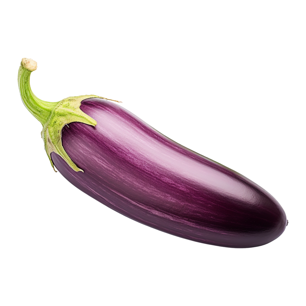 Elegant eggplant transparent image suitable for ecommerce listing thumbnails and food advertisements png