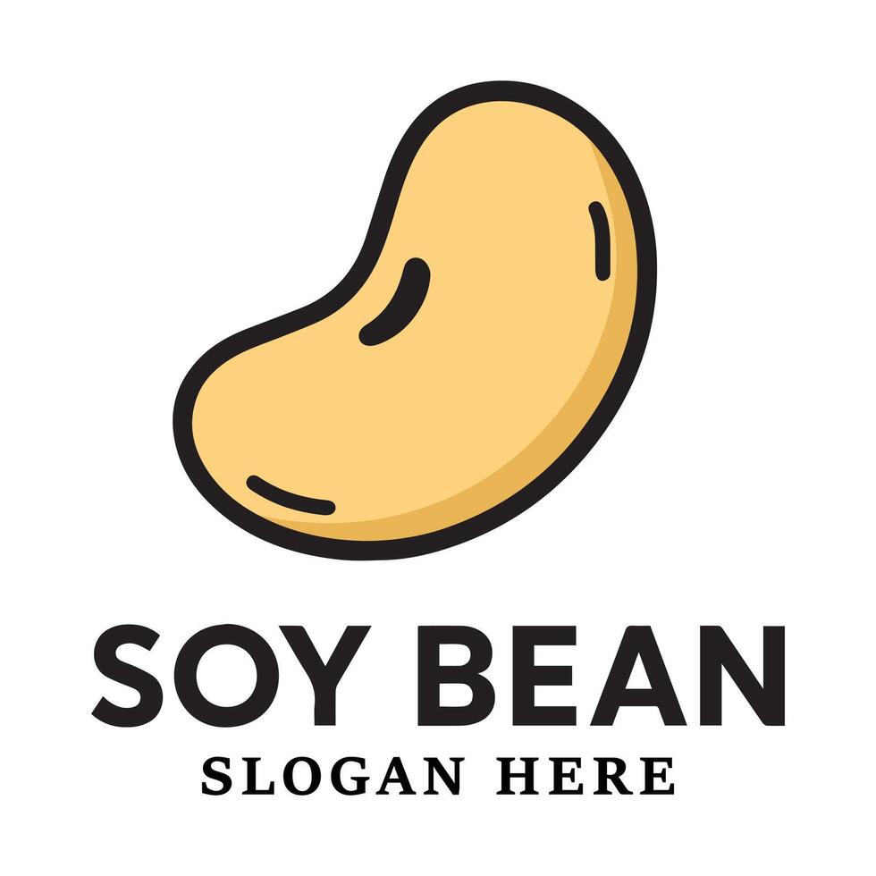 Soy Bean Icon Illustration vector