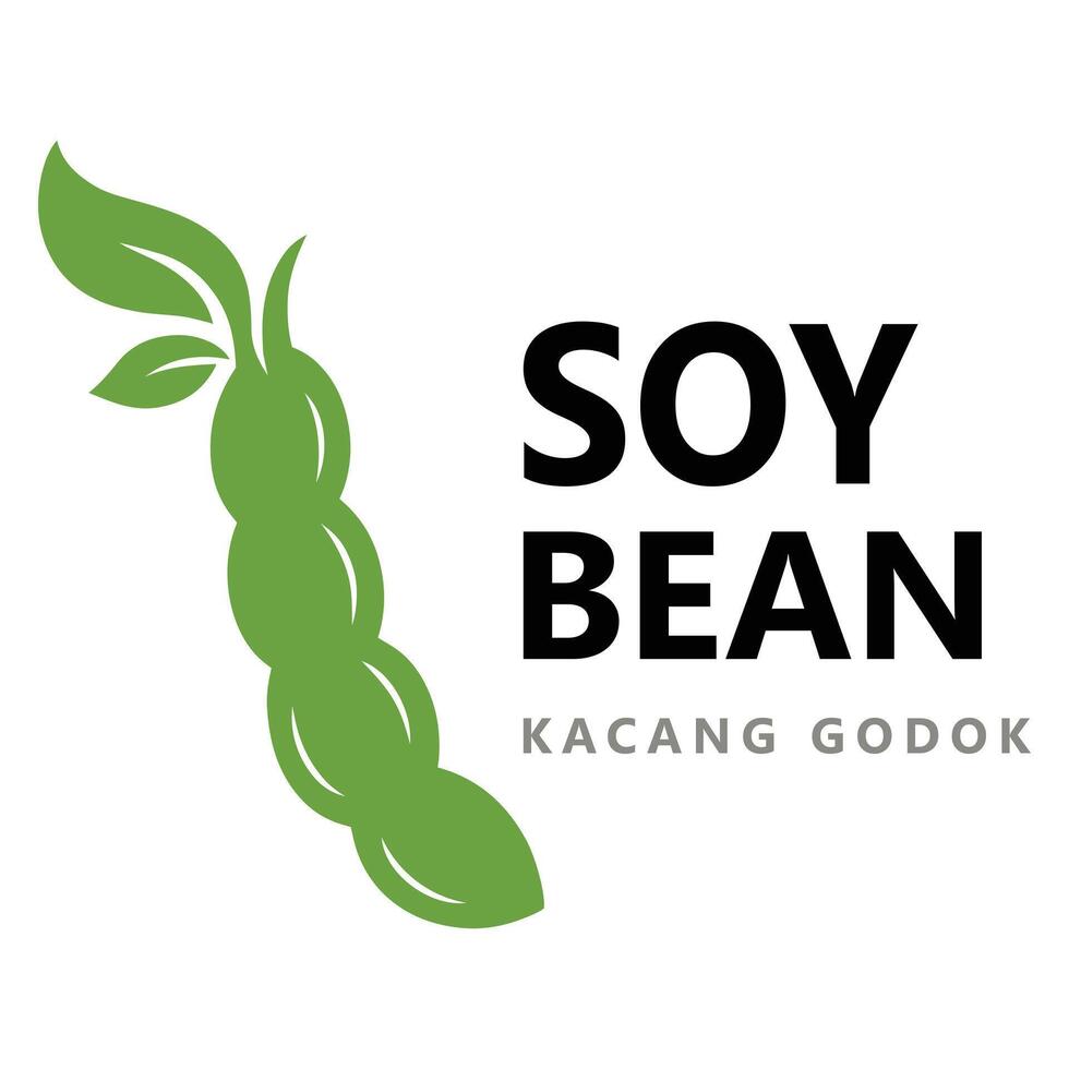 Soy Bean Kacang Godok Icon vector
