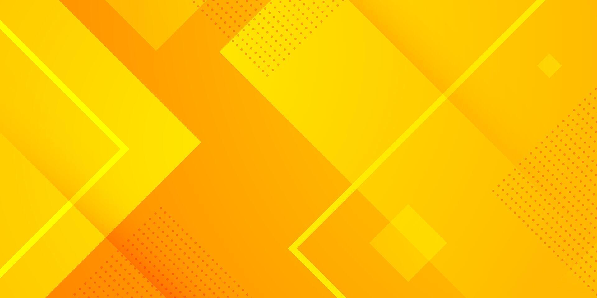 Abstract colorful bright orange background. Simple overlap papercut square pattern with lines. vector