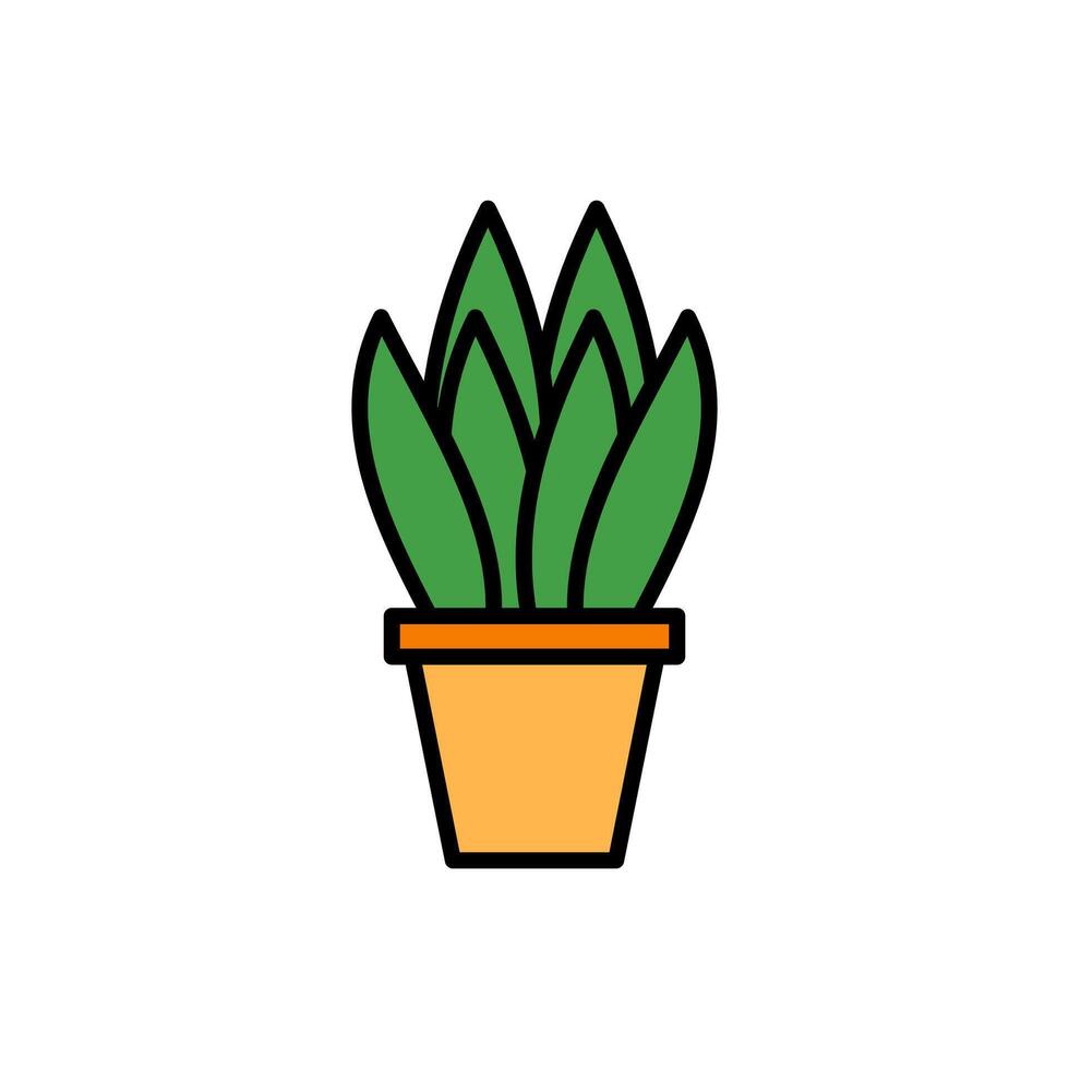 Potted Plant Icon vector
