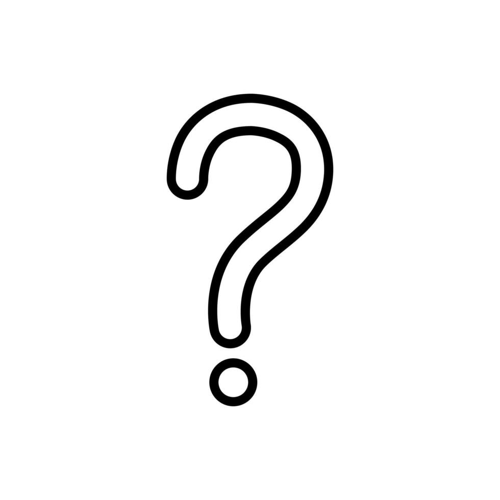 Question Mark Icon vector