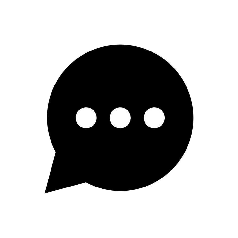 Chat Message Icon vector