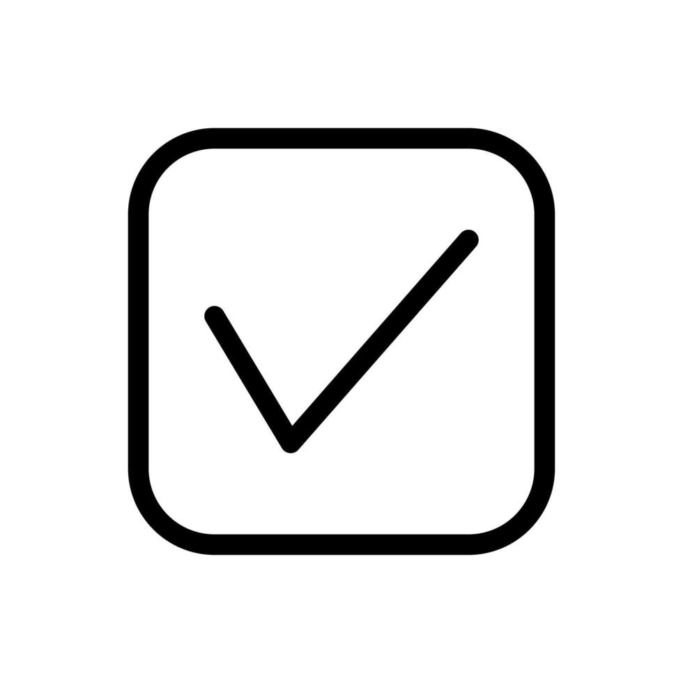 Correct Mark Icon vector