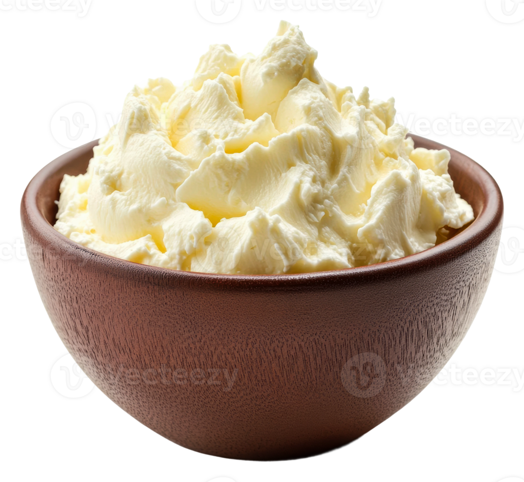 Creamy whipped butter kitchen counter food home isolated on transparent background png